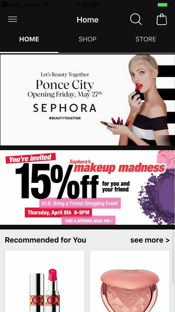 Sephora UI – React Native Full Theme